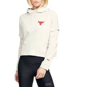 Under Armour Project Rock Warrior Mana Loose Fit Hoodie Size L